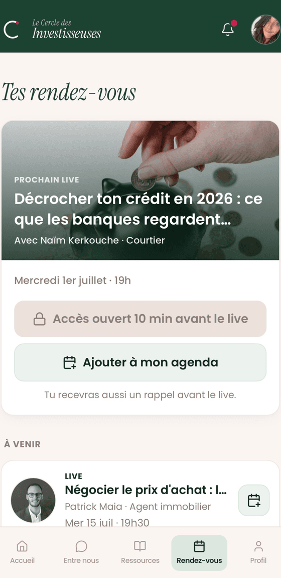 Tes rendez-vous : les lives avec les experts